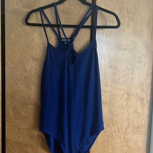 Express blue body suit